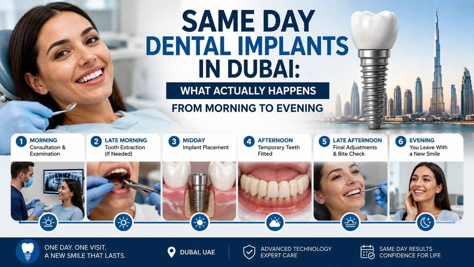 Same Day Dental Implants in Dubai