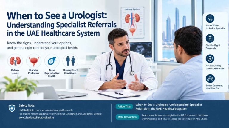 When to See a Urologist